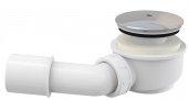 Сифон для душ поддона (слив), хром пластик D-60 ALCAPLAST