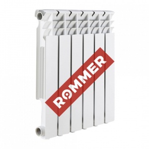 Радиатор алюминиевый 500/10 секций ROMMER OPTIMA