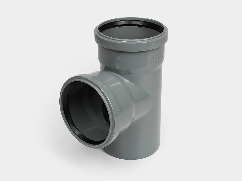 Тройник канализационный 110/110/90 Контур