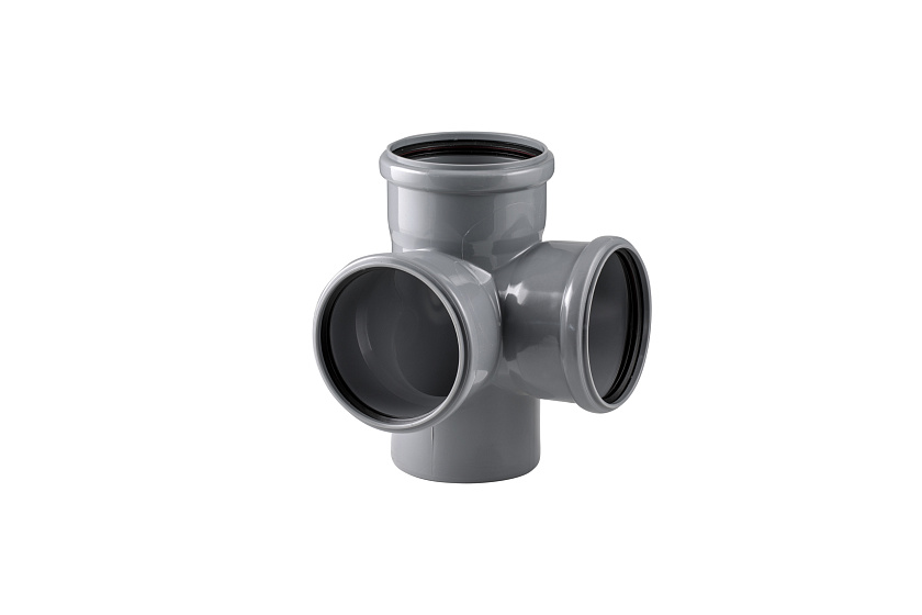 Крестовина канализационная 110/110/110/67 двухплоскостная РТП 