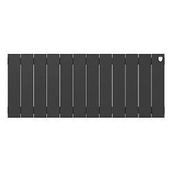 Радиатор биметаллический PIANOFORTE 300/12 секций черный ROYAL THERMO