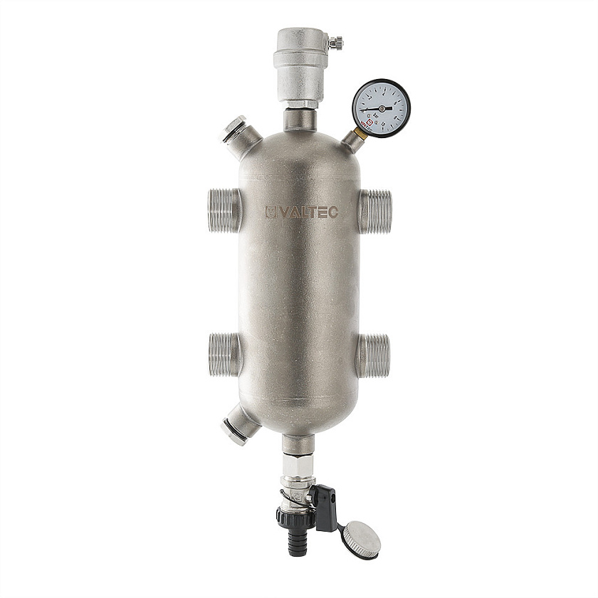 Гидравлическая стрелка из нерж. стали 1"  (до 120 КВт)  