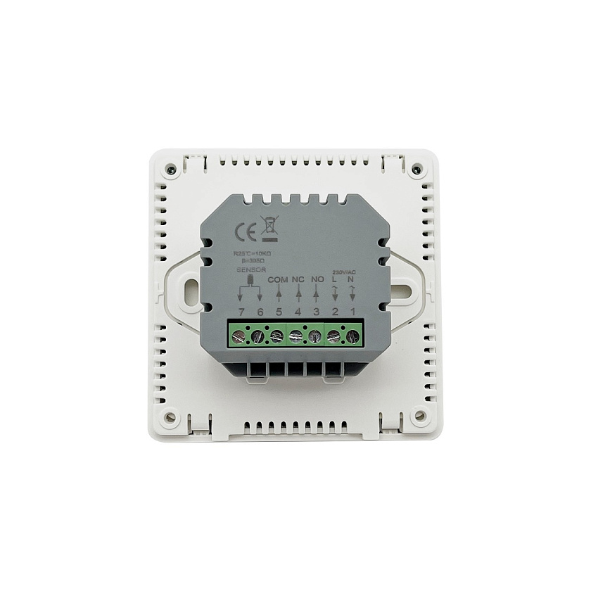 Термостат комнатный RT66PW (белый) сенсорный с ЖК дисплеем Wester