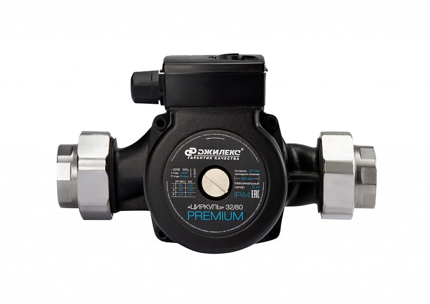 Насос циркуляционный 32/80-180 с гайками ЦИРКУЛЬ PREMIUM Джилекс 