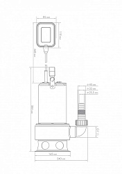 Насос фекальный 260/10 Н Джилекс 