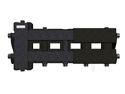 Коллектор балансировочный BM-60-3D.EPP 60 кВт, подкл.котла G 1″, 2+1 контура G 1″ , EPP-термоизоляция Gidruss
