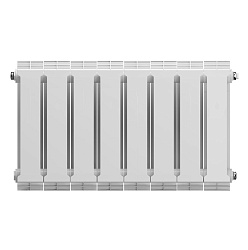 Радиатор биметаллический PIANOFORTE 300/8 секций белый ROYAL THERMO