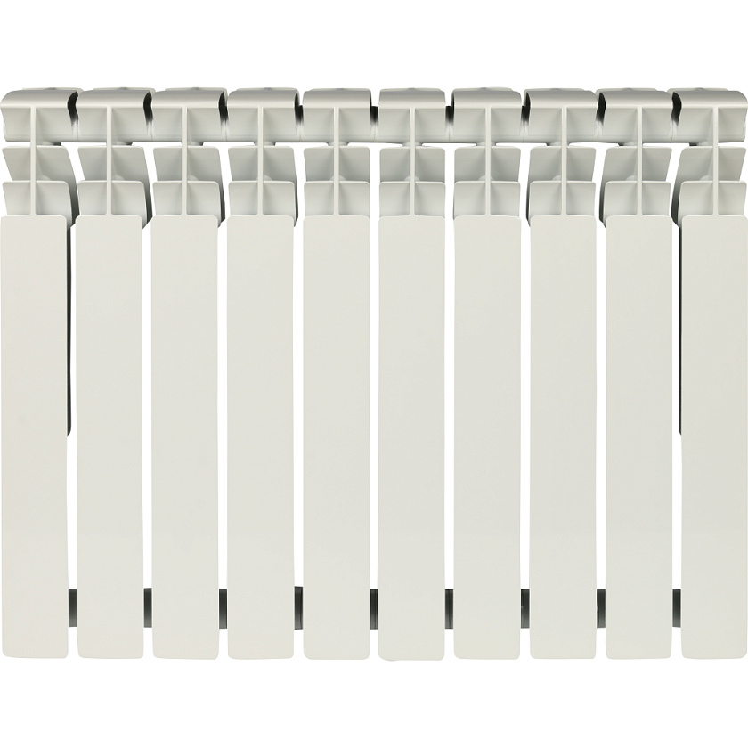 Радиатор алюминиевый Rommer Plus 500 10 секций RAL9016