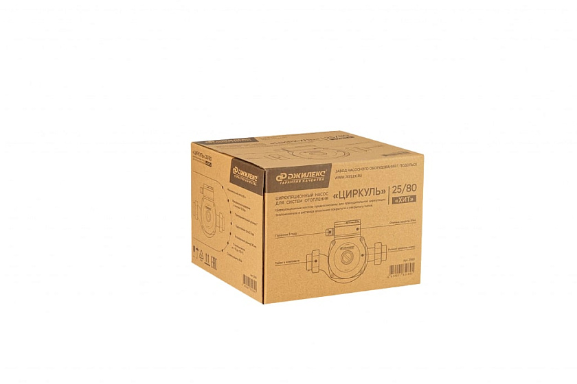 Насос циркуляционный 25/80-180 с гайками Циркуль Джилекс 