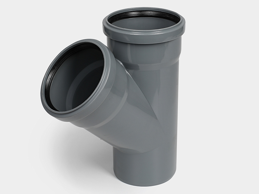 Тройник канализационный 110/110/45 Контур