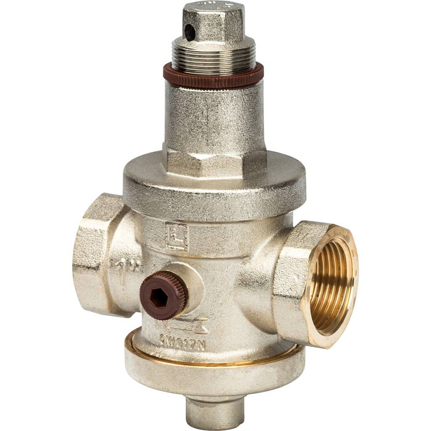 Редуктор давления 1" 1-4 бар хром STOUT