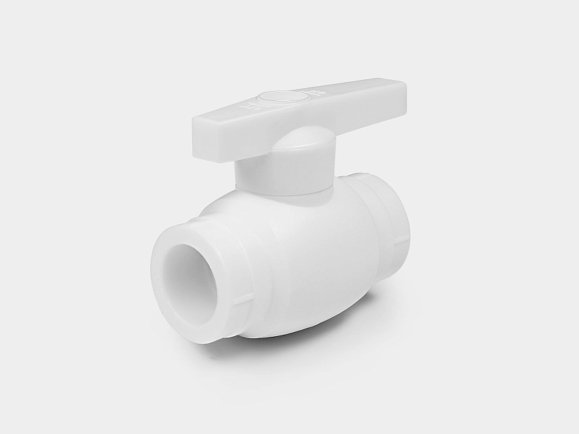 Кран 25 ППР белый Контур ЭКО   