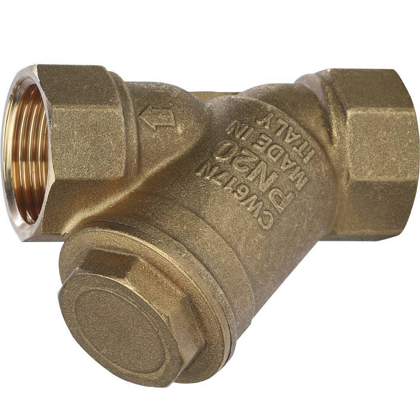 Фильтр 3/4" сетчатый косой STOUT