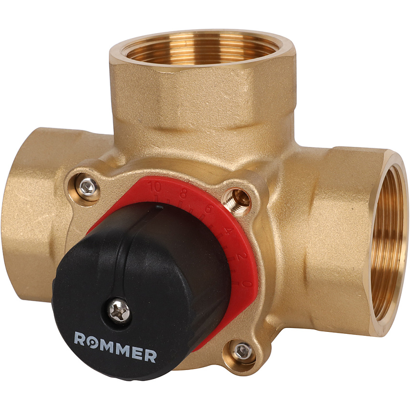 Вентиль 3-х ход 11/2" вр KVs 25 ROMMER