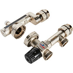 Насосно-смесительный узел с термостатическим клапаном 20-55°C, без насоса ROMMER