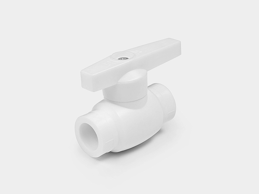 Кран 20 ППР белый Контур ЭКО  