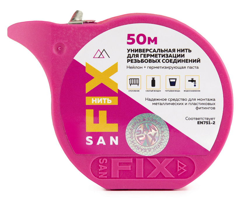 Нить уплотнительная 50м SANFIX 
