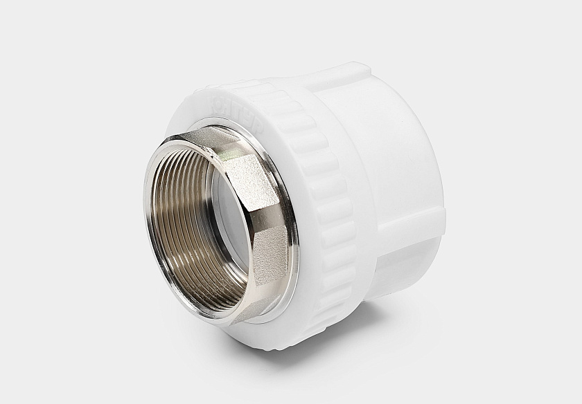 Переход 63х2" ВР ППР белый Контур