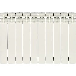 Радиатор алюминиевый Rommer Profi 500 10 секций RAL9016