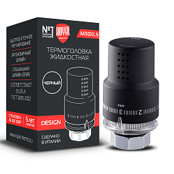 Головка т/с М30*1,5 (7-28*С) черная RTO 07.0008 DESIGN Royal Thermo ПОД ЗАКАЗГоловка термостатическая М30*1,5 (7-28*С) черная RTO 07.0008 DESIGN Royal Thermo