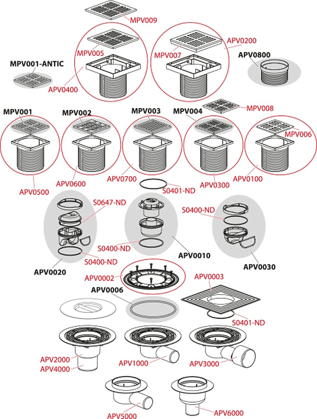 Трап 105/105/50 гориз., комбинированный гидрозатвор ALCAPLAST