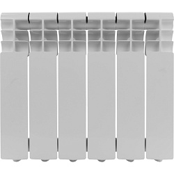 Радиатор алюминиевый Rommer Profi 350 6 секций RAL9016