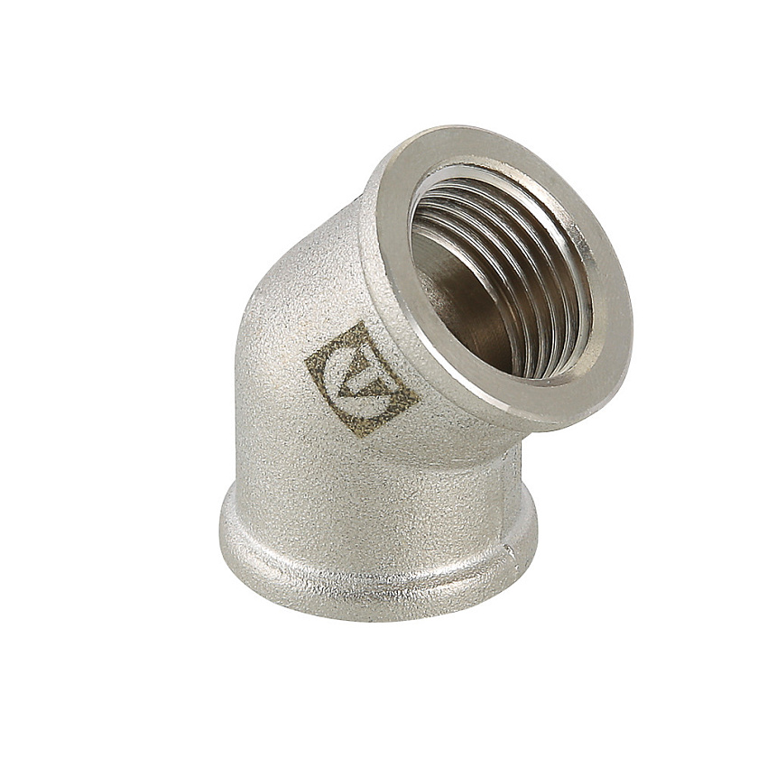 Уголок 1/2" в/в 45 гр хром   