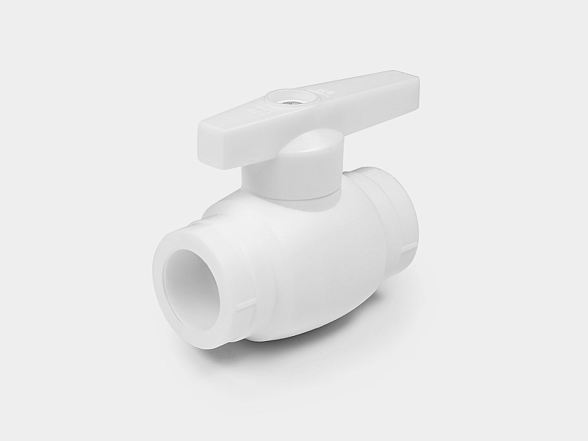 Кран 25 ППР белый Контур