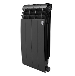 Радиатор биметаллический BiLiner 500/4 секции черный ROYAL THERMO