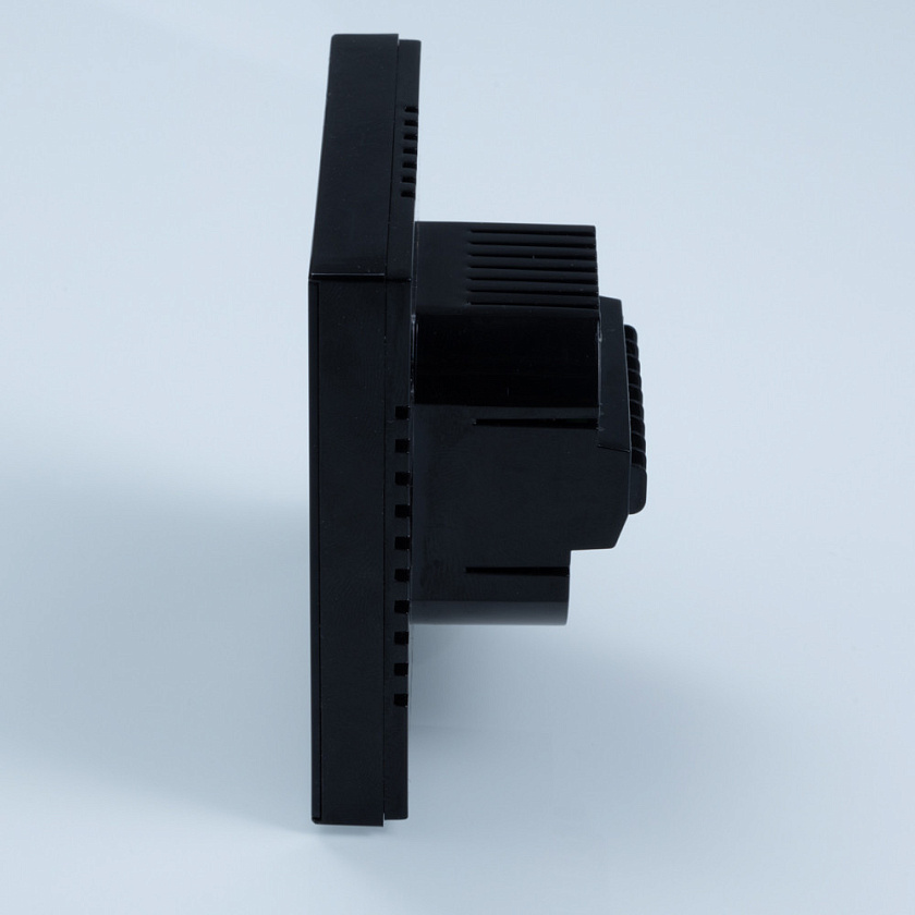 Хронотермостат электронный комнатный, двухконтурный, черный   