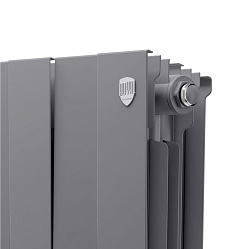 Радиатор биметаллический PIANOFORTE 500/12 секций серебро ROYAL THERMO