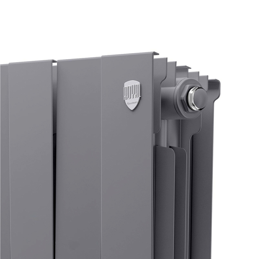 Радиатор биметаллический PIANOFORTE 500/12 секций серебро ROYAL THERMO