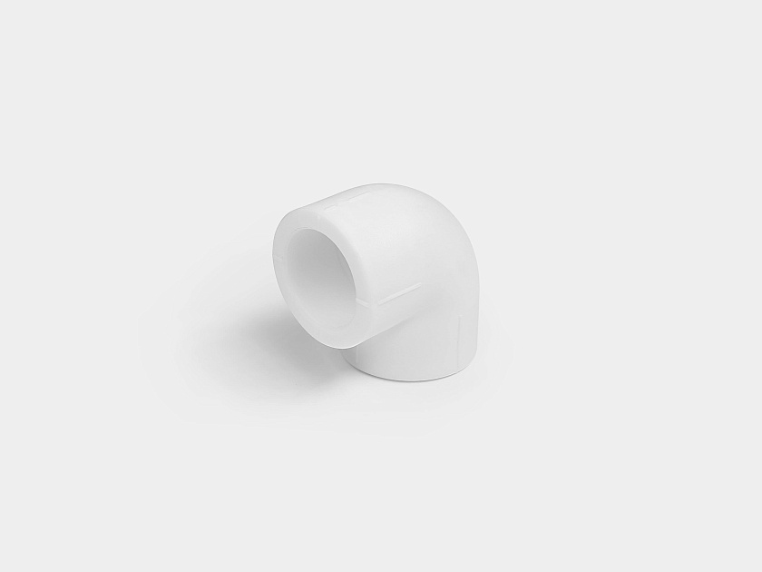 Колено 25/90 ППР белый Контур