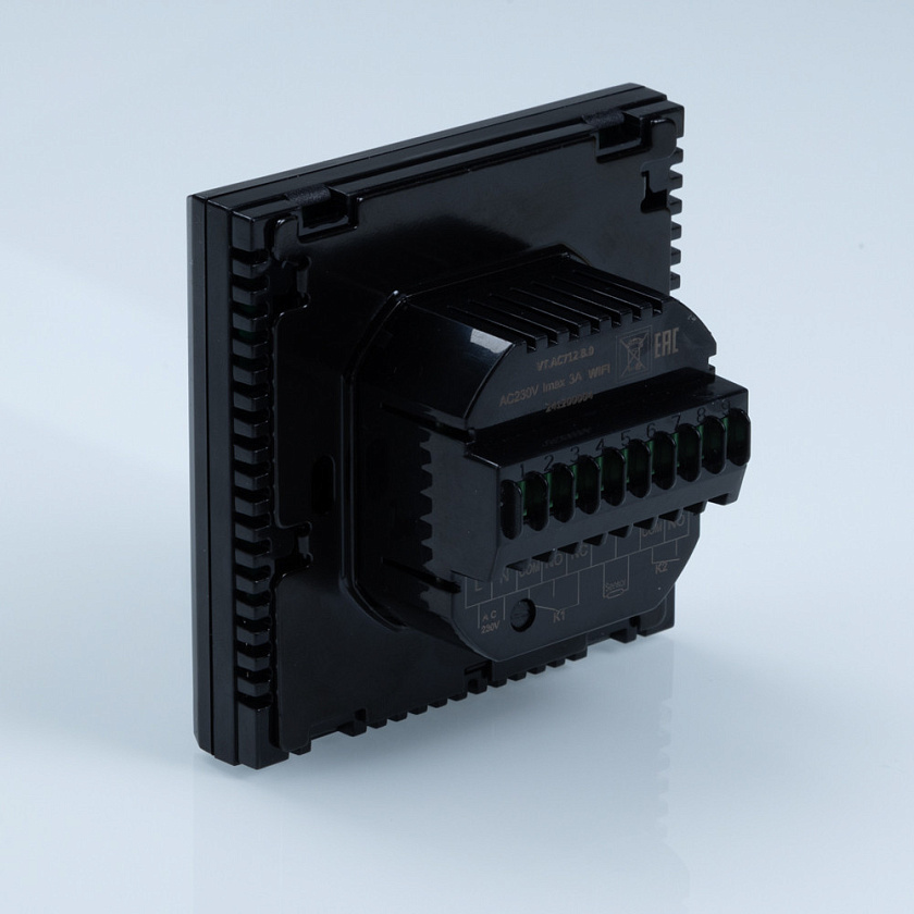 Комнатный WIFI-хронотермостат (черный)   