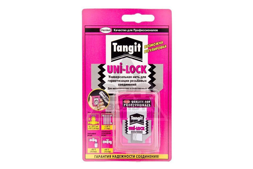 Нить уплотнительная МОМЕНТ Tangit UNI-LOCK 50м