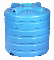 Бак 1500 AТV (синий) с поплавком Aquatech 1260*1400 мм