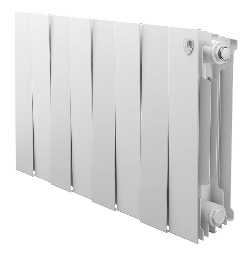Радиатор биметаллический PIANOFORTE 300/8 секций белый ROYAL THERMO