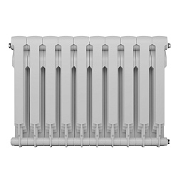 Радиатор биметаллический BiLiner 500/10 секций белый ROYAL THERMO