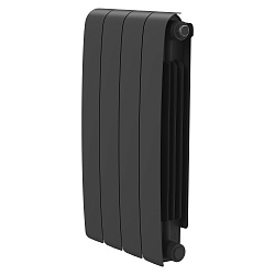 Радиатор биметаллический ECLIPSE (Черный) 500/4 секций ROYAL THERMO