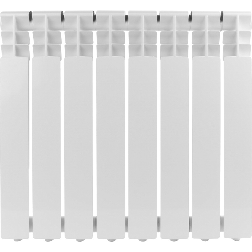 Радиатор алюминиевый Rommer Optima 500 8 секций RAL9016