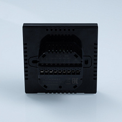 Хронотермостат электронный комнатный, двухконтурный, черный   