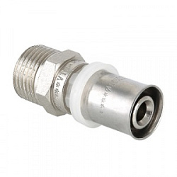 Пресс-муфта 20х1/2" НР   Пресс-муфта 20х1/2" НР