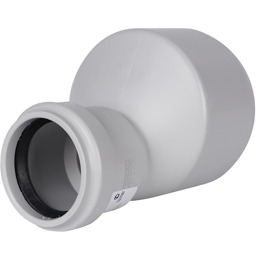 Переход 110х58 эксцентр. канализационный бесшумный STOUT  