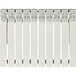 Радиатор алюминиевый Rommer Plus 500 10 секций RAL9016