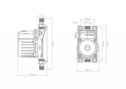 Насосн КОМФОРТ ПРО 25/9 Джилекс 