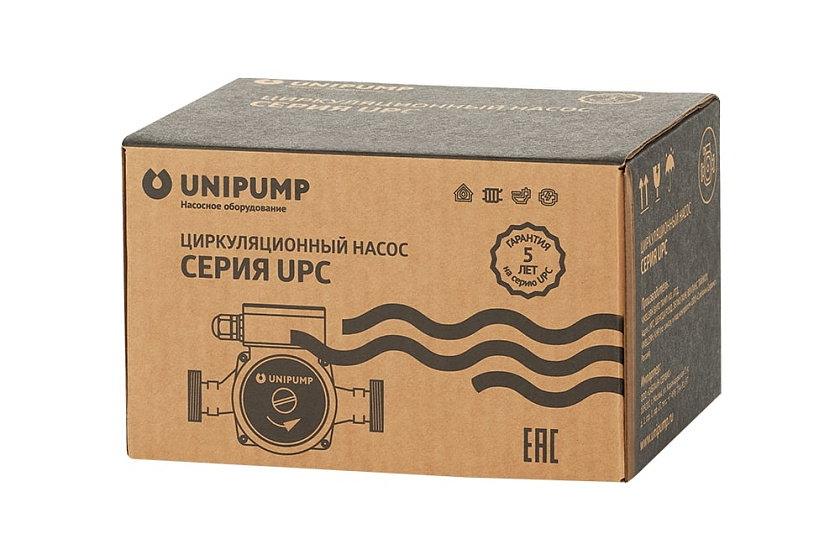 Насос 25-60 180 UPС циркуляционный (отопл.) UNIPUMP 