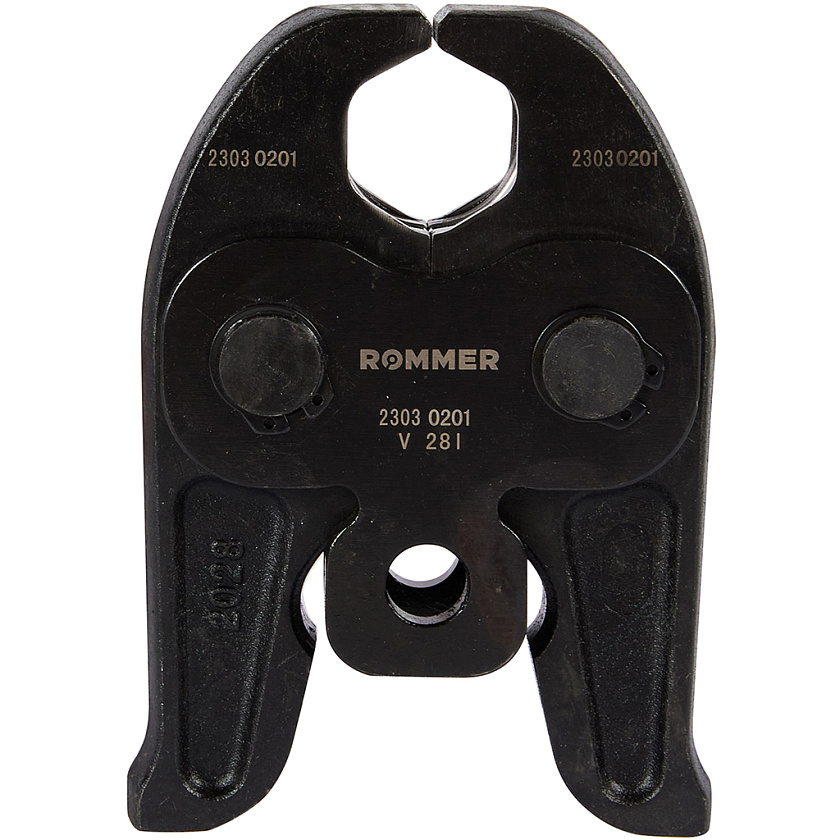 Пресс-зажим 28 V-профиль, для пресс-инструмента электр. ROMMER 