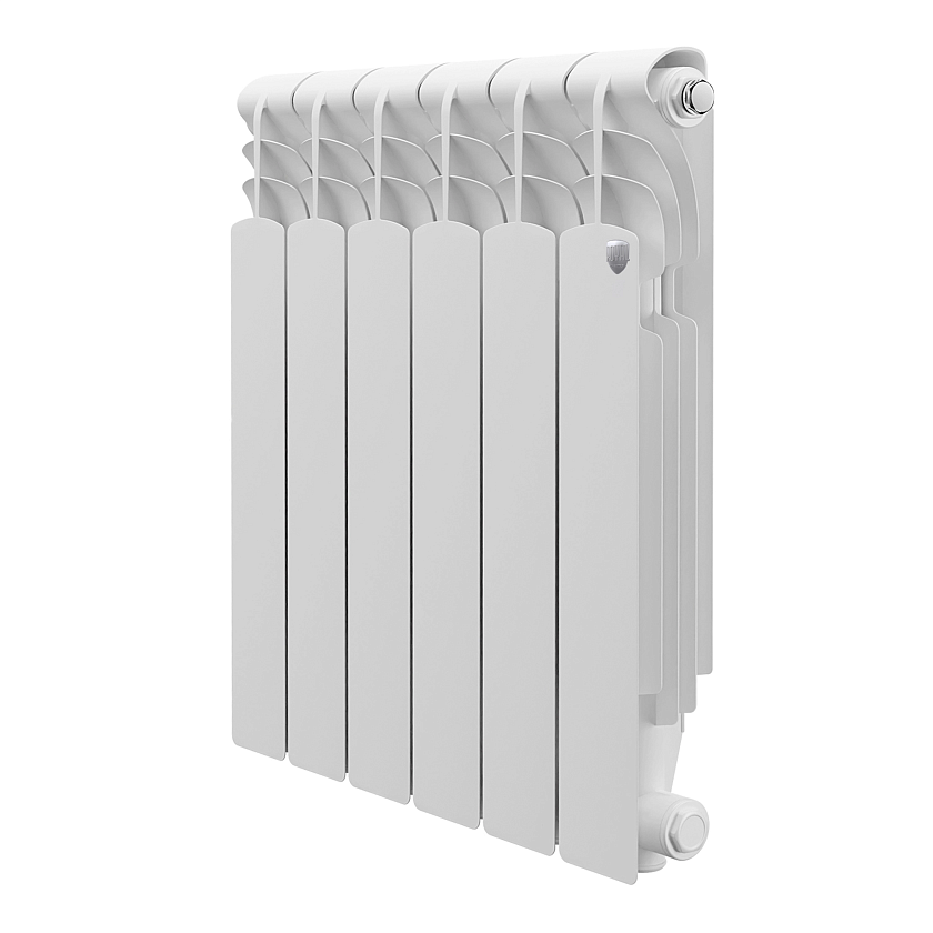 Радиатор алюминиевый Royal Thermo Revolution 500 6 секций RAL9016