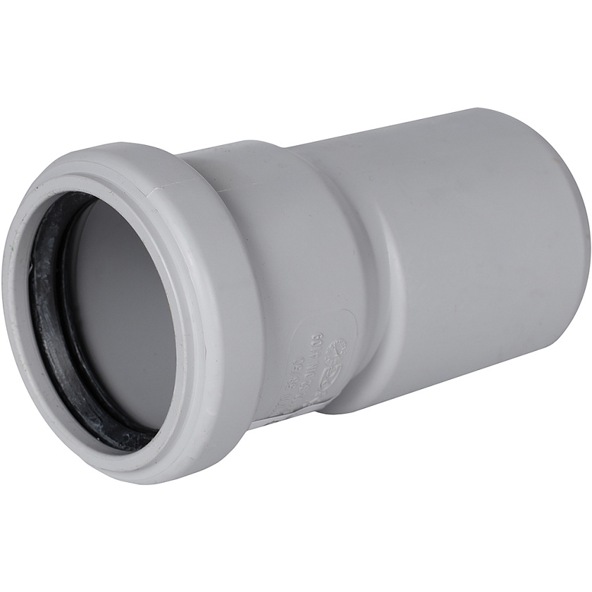 Переход 58х50 эксцентр. канализационный бесшумный STOUT 