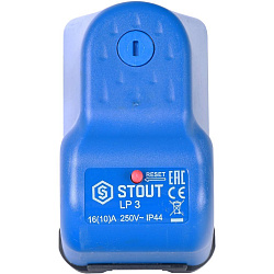 Реле сухого хода LP/3, 0-4 бар, 1/4" STOUT   